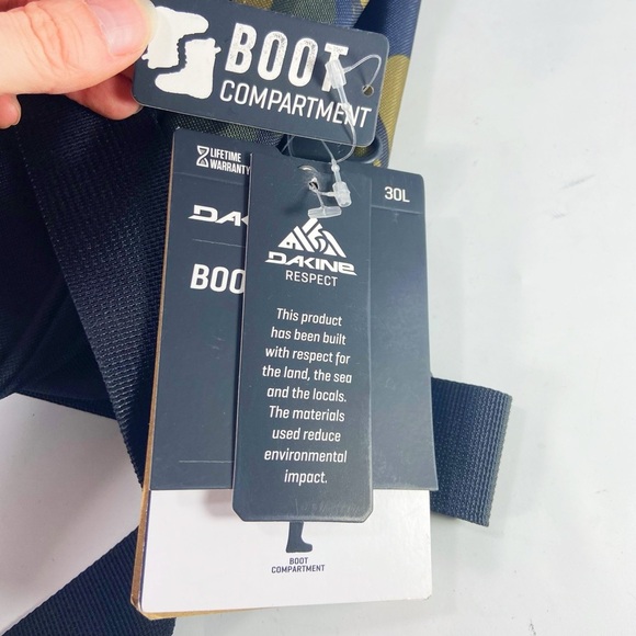 Dakine Cascade camouflage ski snow boot bag 30L New with Tags - Picture 6 of 10